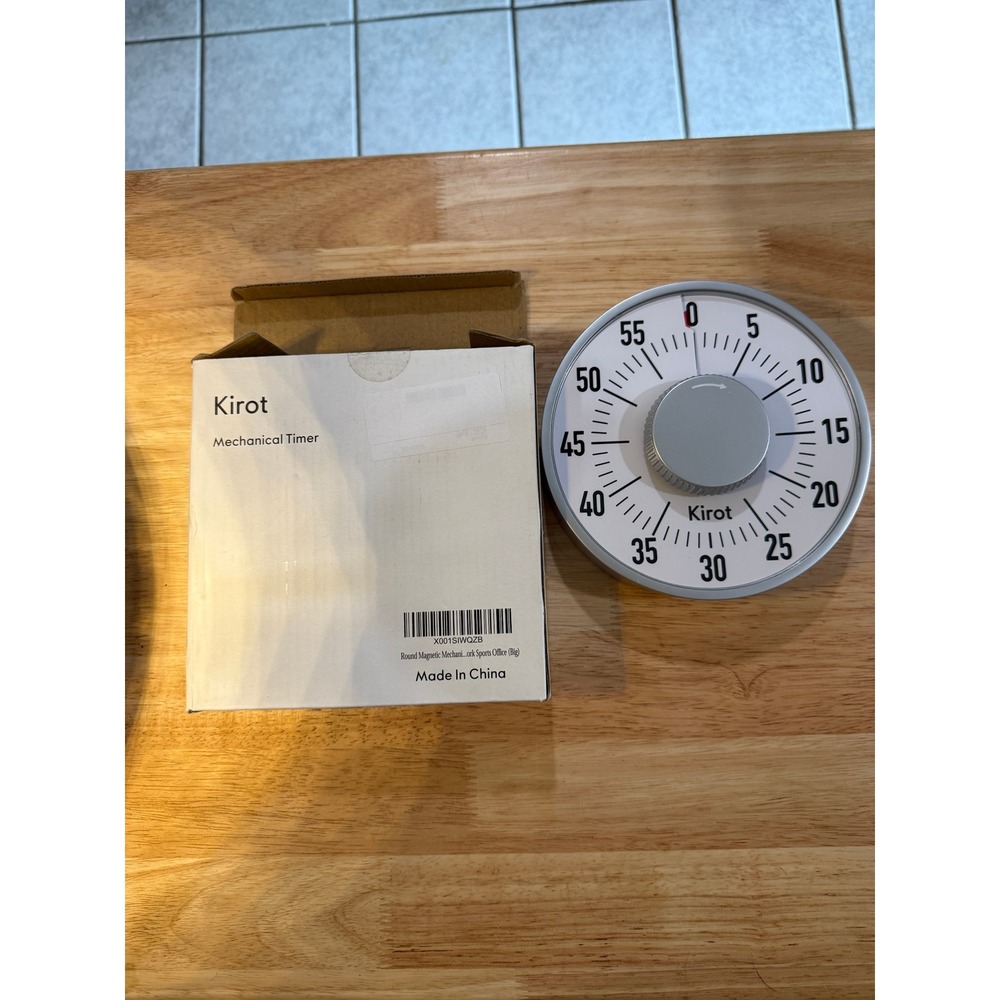 Kirot Mechanical Kitchen Timer 60 Minute Magnetic Cooking‎ Timer